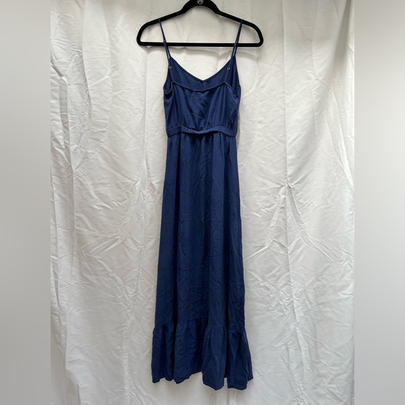 Twelfth Street by Cynthia Vincent | Navy Maxi Dress with Spaghetti Straps - Picture 2 of 3